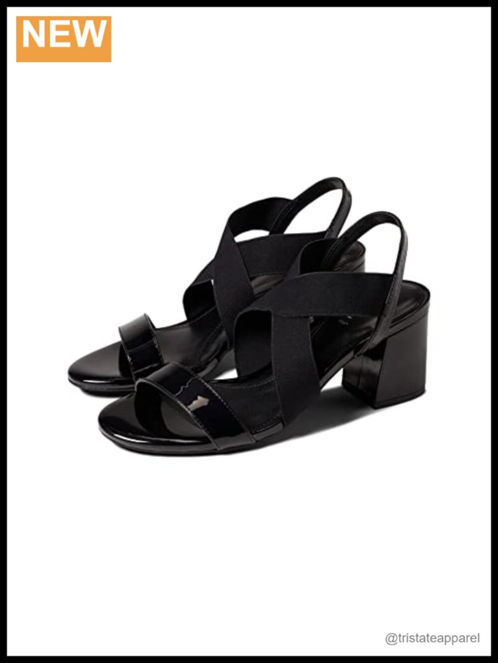 Anne Klein Ressa Women's Heeled Sandals Block Heel Slip Resistant Adjustable